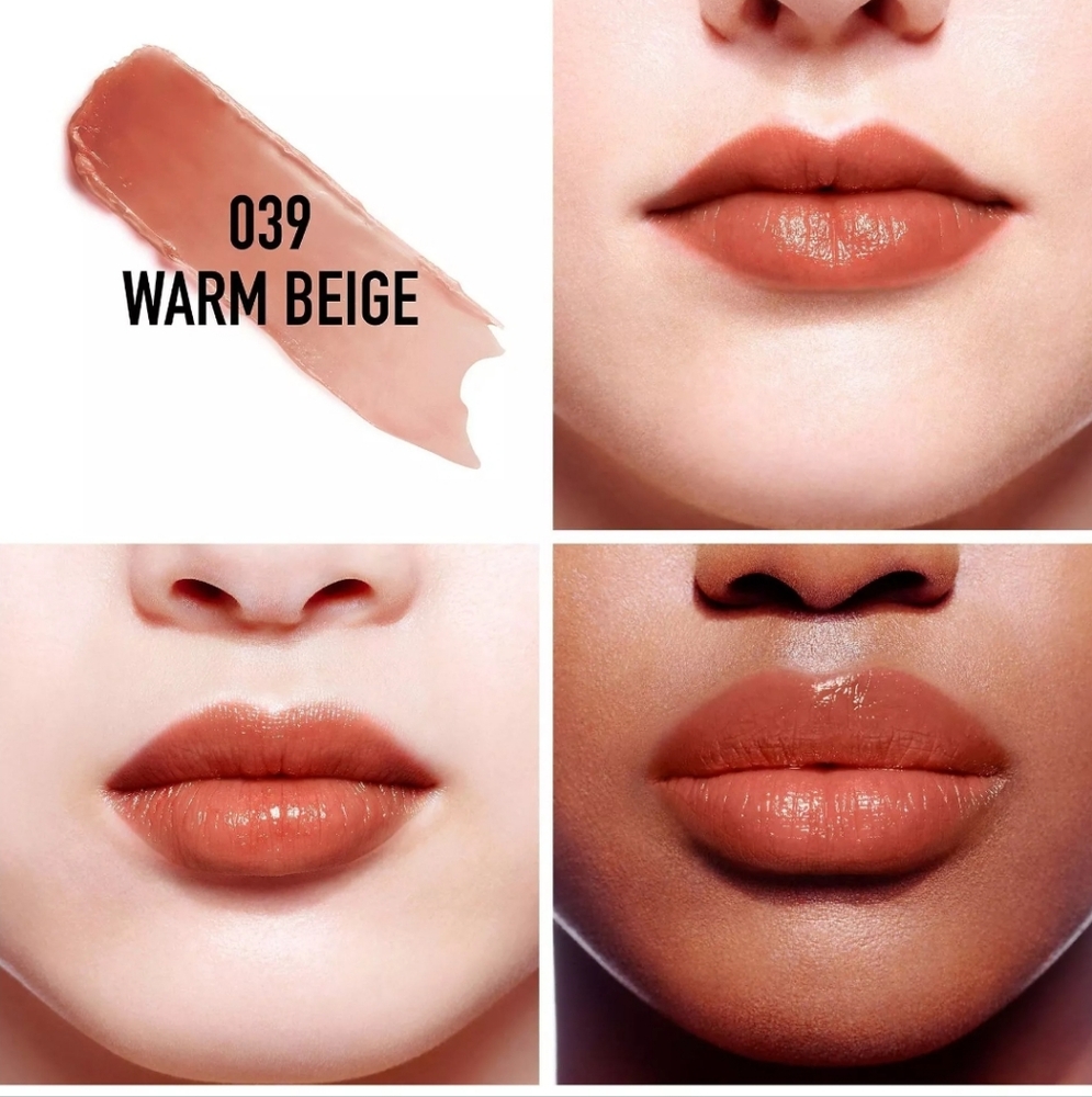 Dior Addict Lip Glow Color Reviver Balm -039 Warm Beige - Picture 2 of 5
